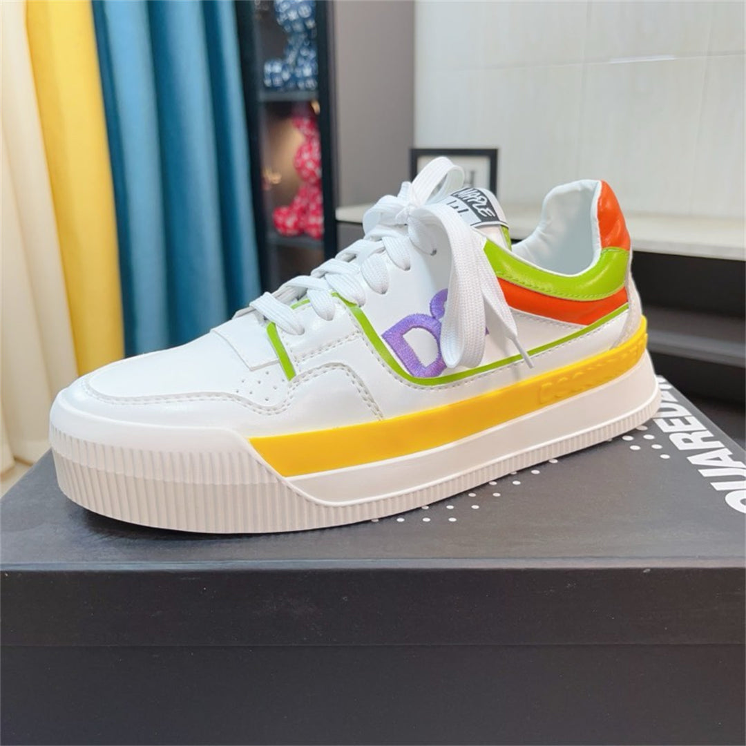 Dsquared2 D2 Logo Sneakers — Gray & Yellow | EU 38–46