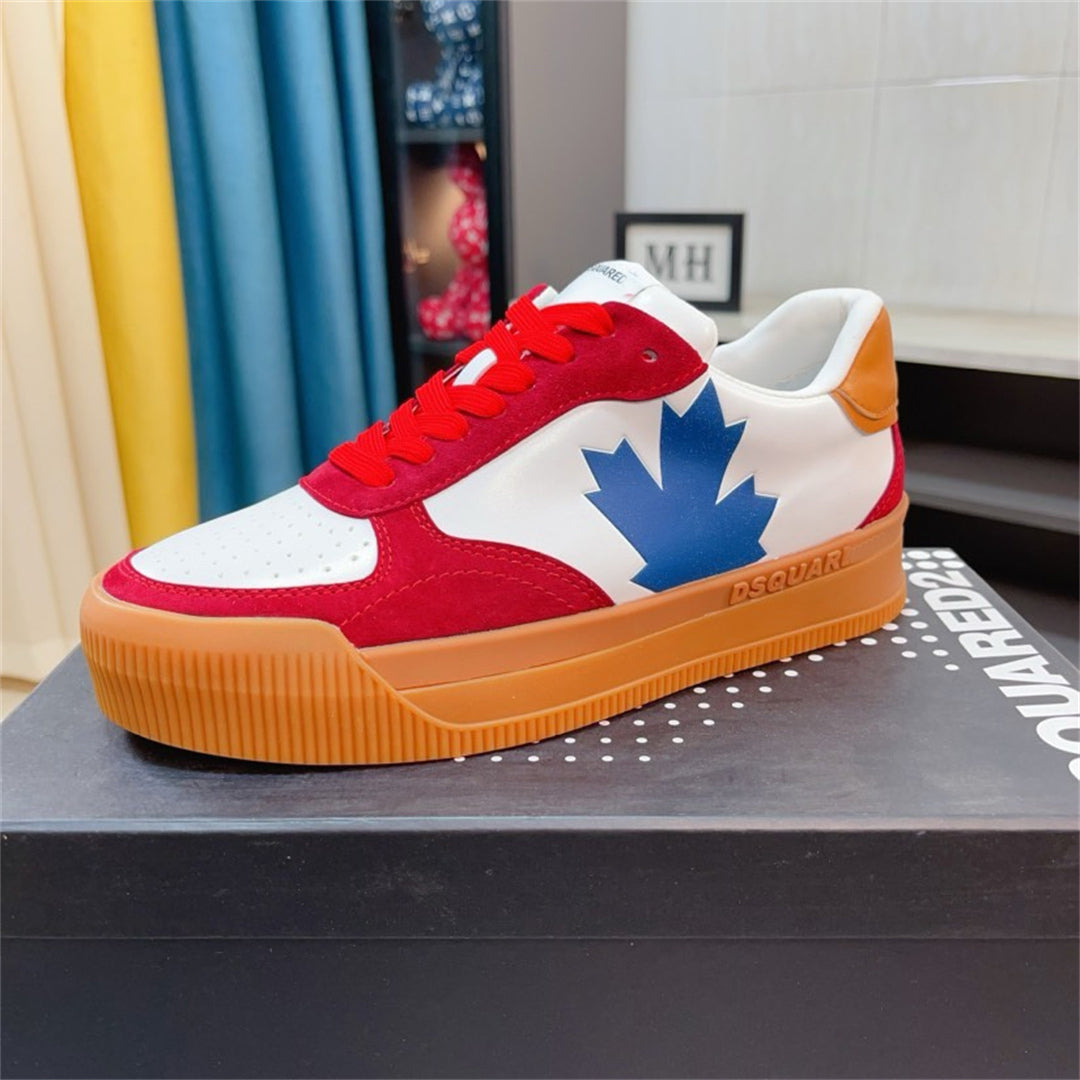 Dsquared2 Maple Leaf Sneakers — Red & Green | EU 38–46