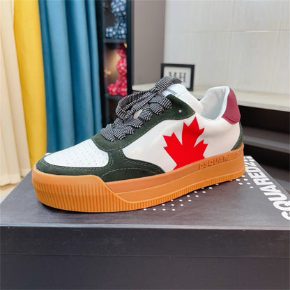 Dsquared2 Maple Leaf Sneakers — Red & Green | EU 38–46