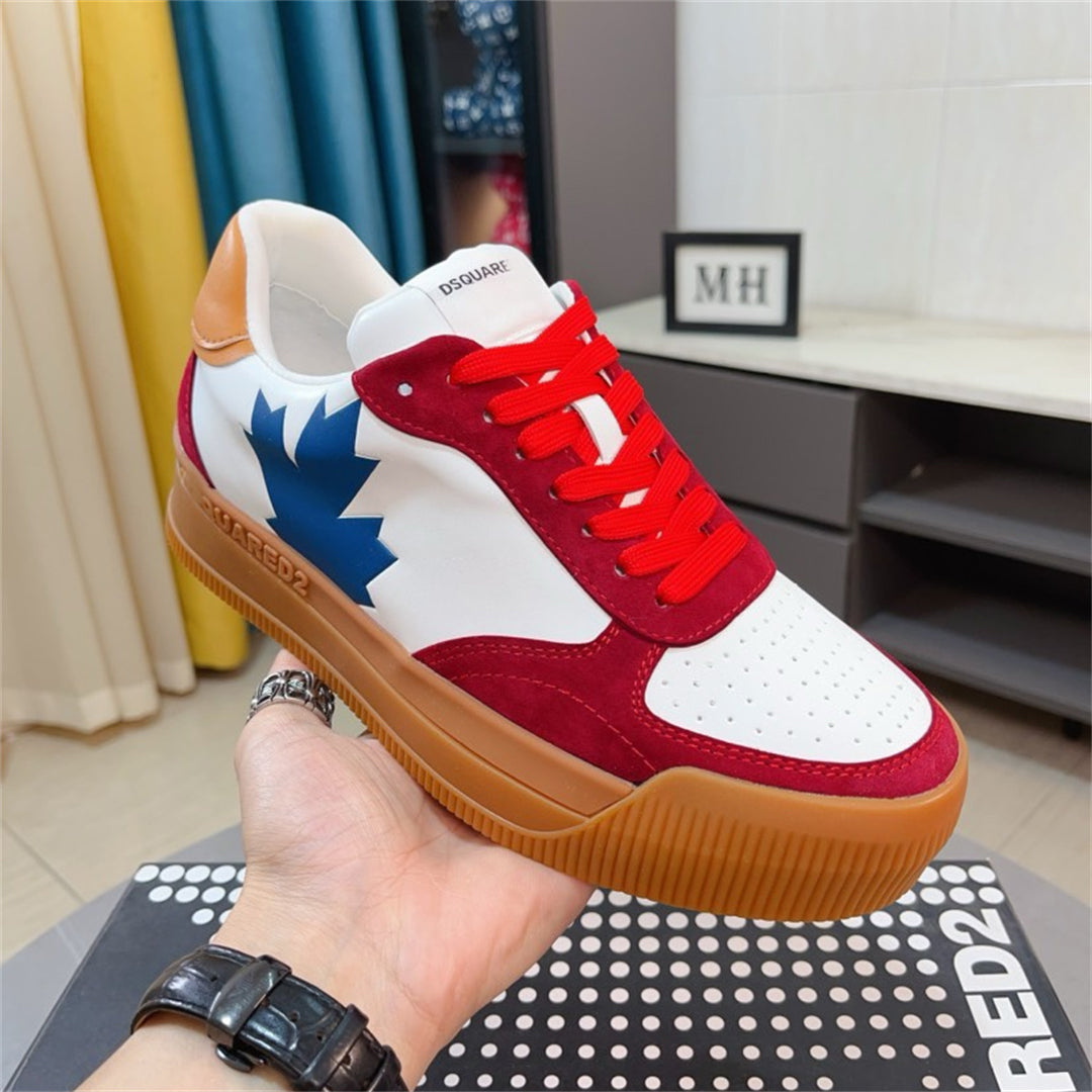 Dsquared2 Maple Leaf Sneakers — Red & Green | EU 38–46
