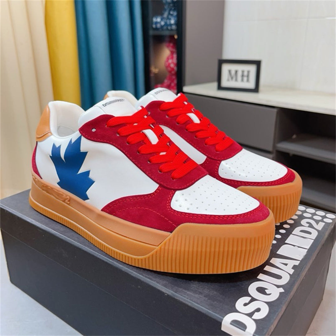 Dsquared2 Maple Leaf Sneakers — Red & Green | EU 38–46