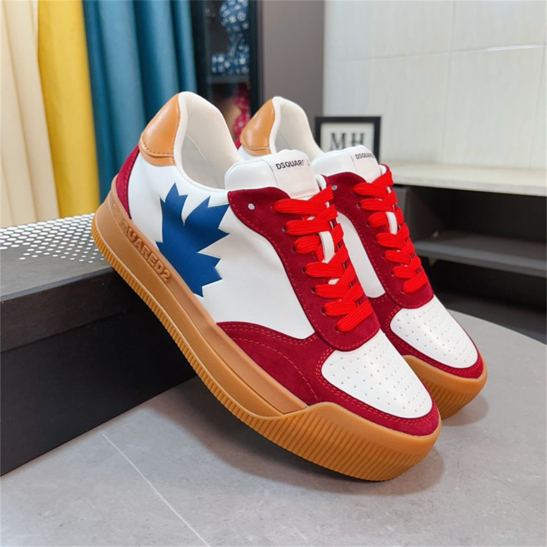 Dsquared2 Maple Leaf Sneakers — Red & Green | EU 38–46