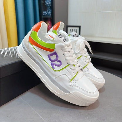 Dsquared2 D2 Logo Sneakers — Gray & Yellow | EU 38–46