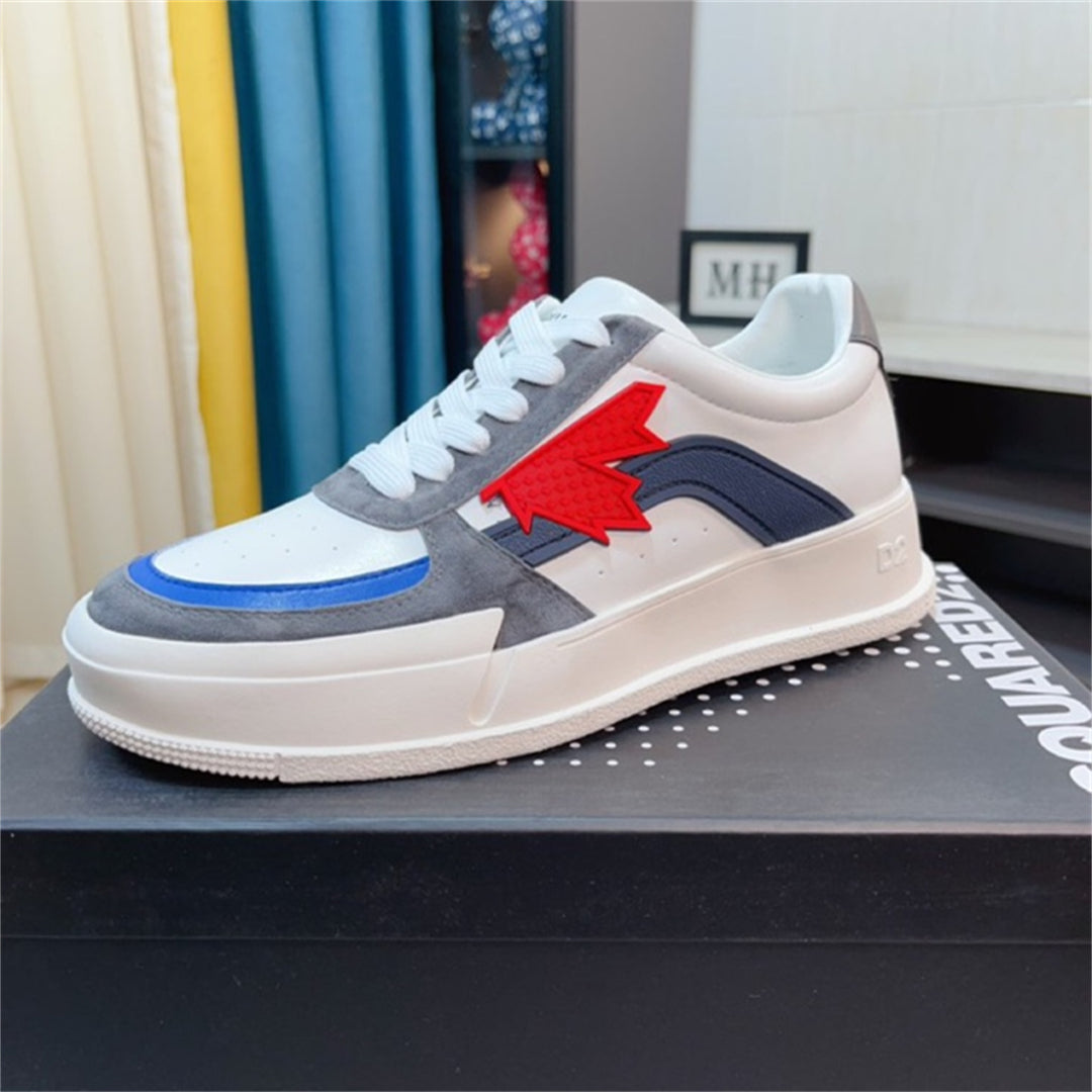 Dsquared2 Maple Leaf Sneakers — Gray & Blue | EU 38–46