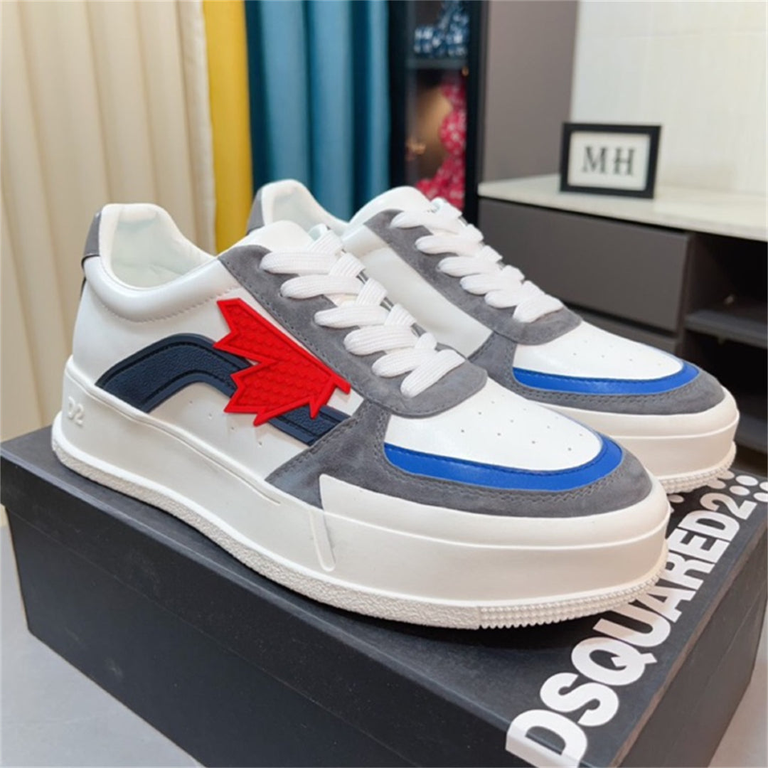 Dsquared2 Maple Leaf Sneakers — Gray & Blue | EU 38–46