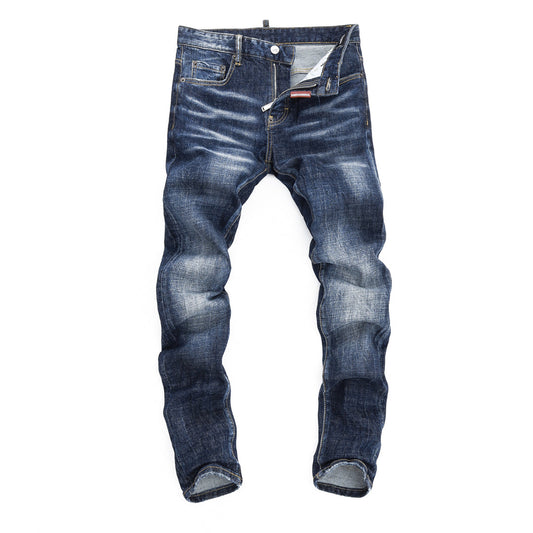 Dsquared2 Men's Slim Fit Jeans — Indigo Blue Wash